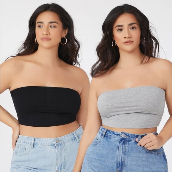 Tube Tops Black and Gray 0XL (12) - Picture 1 of 6